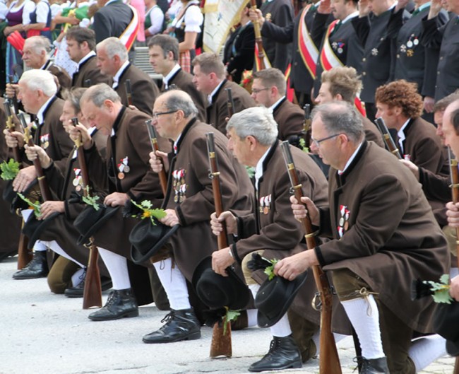 Ausrückung der St. Johanner Bauernschützen